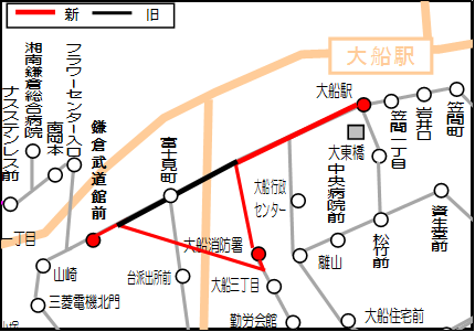 4 24 湘南営業所管轄エリア 一部路線の経路変更および深夜バスの廃止について 江ノ島電鉄株式会社