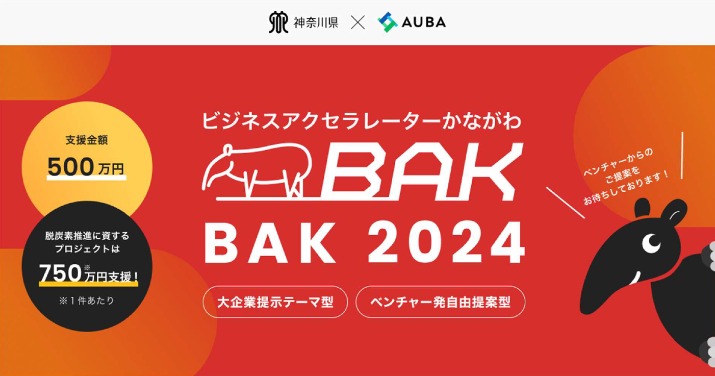 ビジネスアクセラレーターかながわ（BAK）2024」 にパートナー企業